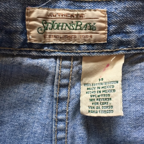 Vintage Denim High Waisted Shorts - Picture 3 of 7